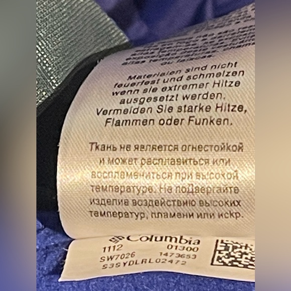 Columbia Interchange Double Jacket Coat Sz 1X Women’s Purple Gray - Picture 6 of 6